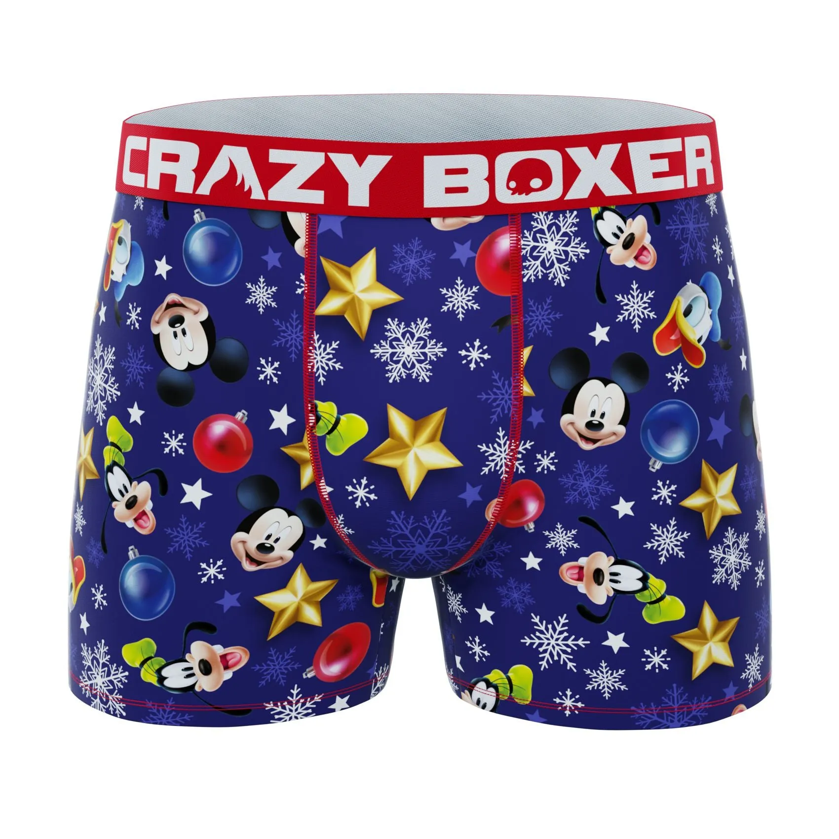 CRAZYBOXER Disney Holiday Characters & Ornaments Men's Boxer Briefs