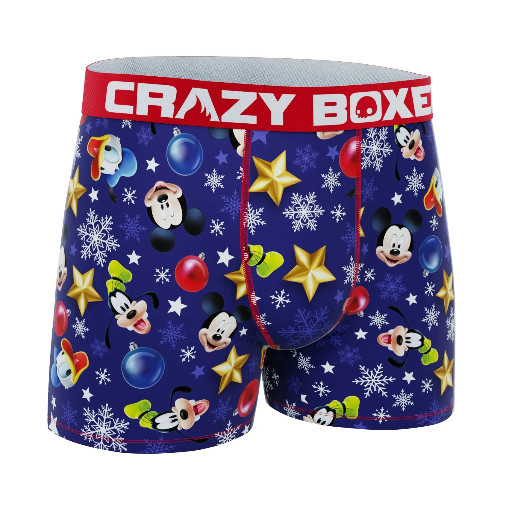 CRAZYBOXER Disney Holiday Characters & Ornaments Men's Boxer Briefs