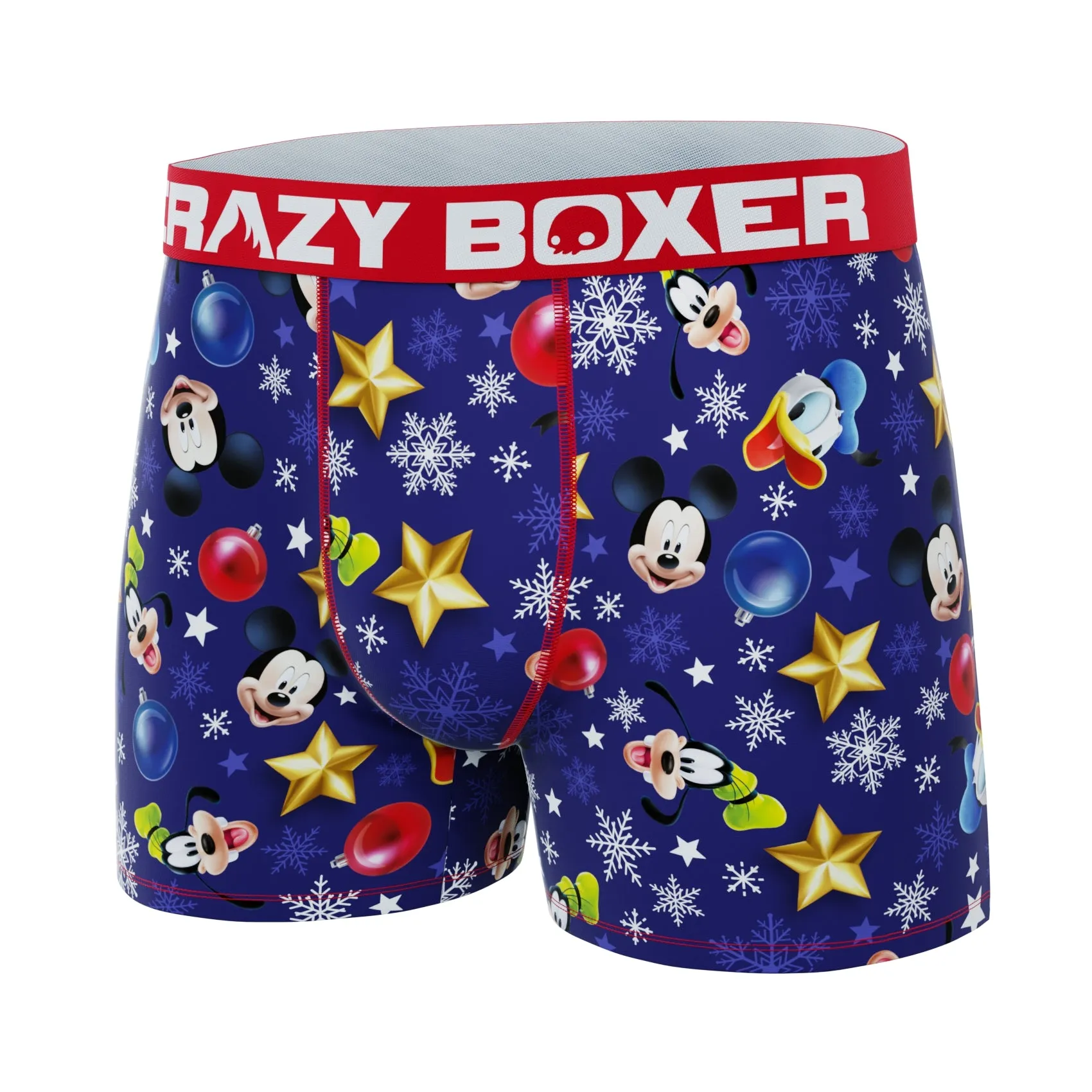 CRAZYBOXER Disney Holiday Characters & Ornaments Men's Boxer Briefs