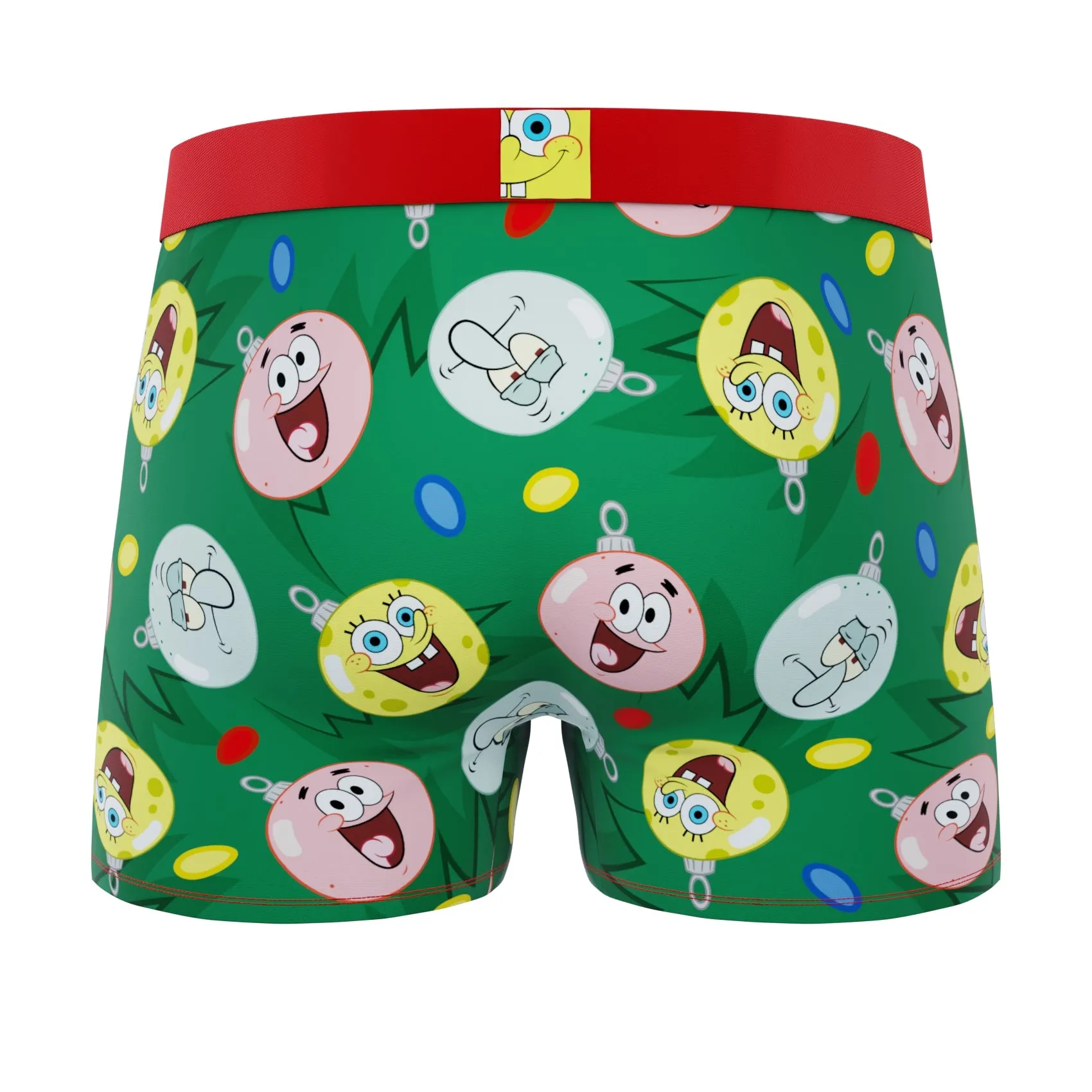 CRAZYBOXER SpongeBob Christmas Ornaments Men's Boxer Briefs