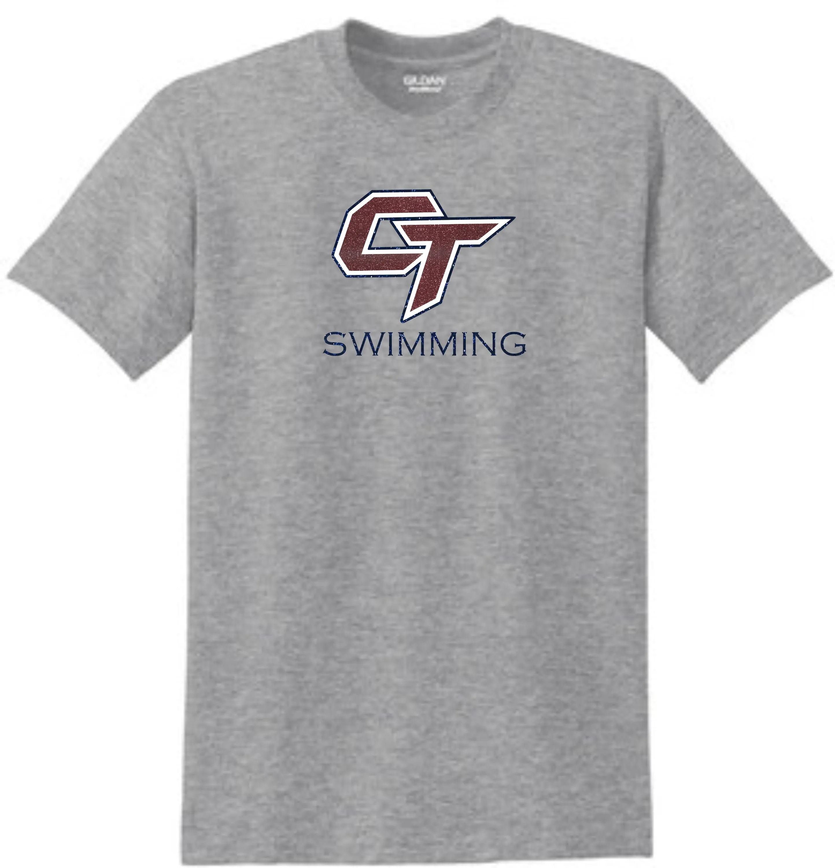 CT Swimming CT DESIGN Basic Tee- Matte or Glitter