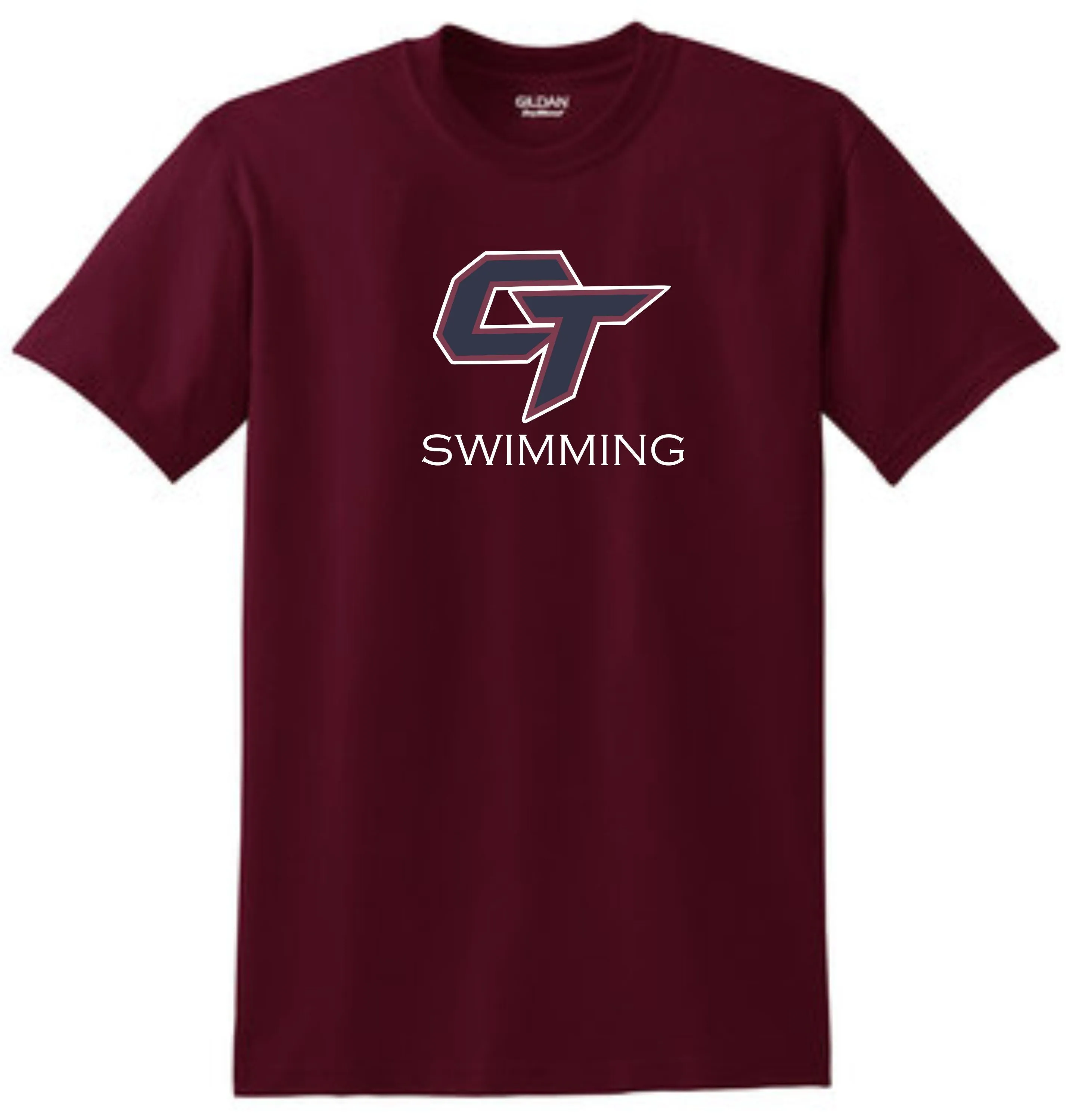 CT Swimming CT DESIGN Basic Tee- Matte or Glitter