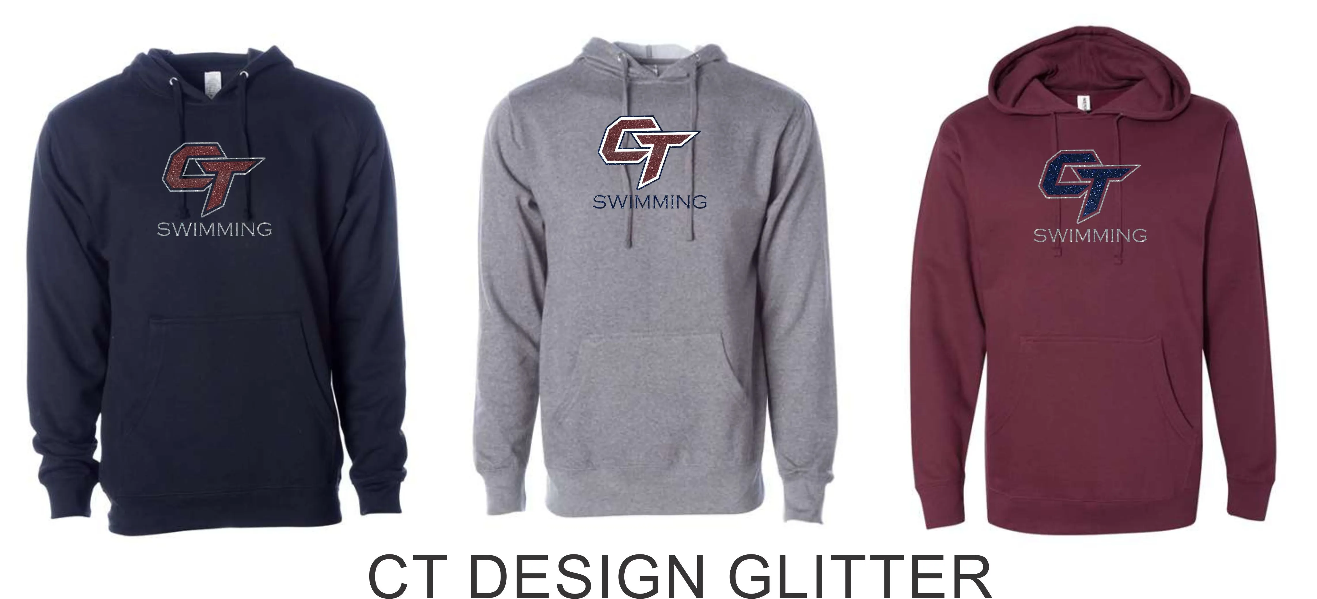 CT Swimming Hoodie- Adult and Youth