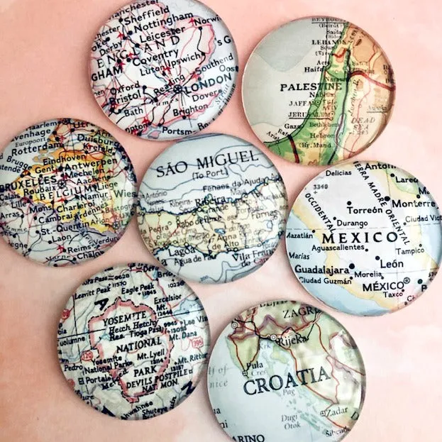 Custom Map Christmas Ornaments