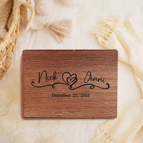 Custom Wooden Photo Box