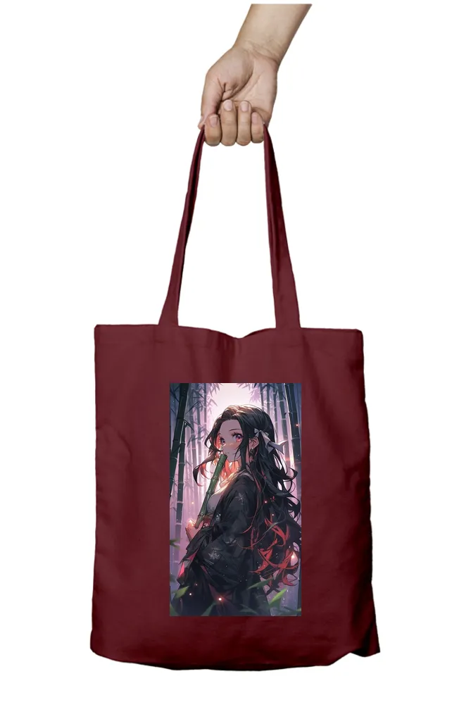 Demon Slayer Nezuko Anime Tote Bag