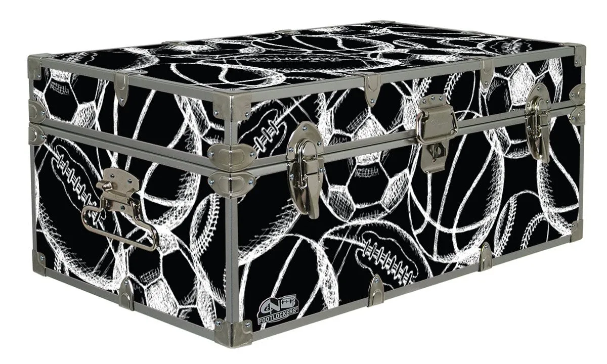 Designer Trunk - Sports Sketch - 32x18x13.5"