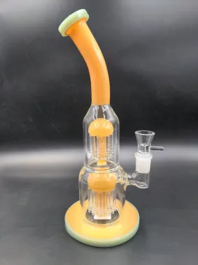 Double Mushroom Perc Water Pipe (11)