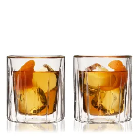 Double Walled Borosilicate Rocks Glasses | Viski