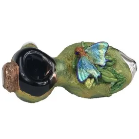 Electro-formed Butterfly Spoon Pipe