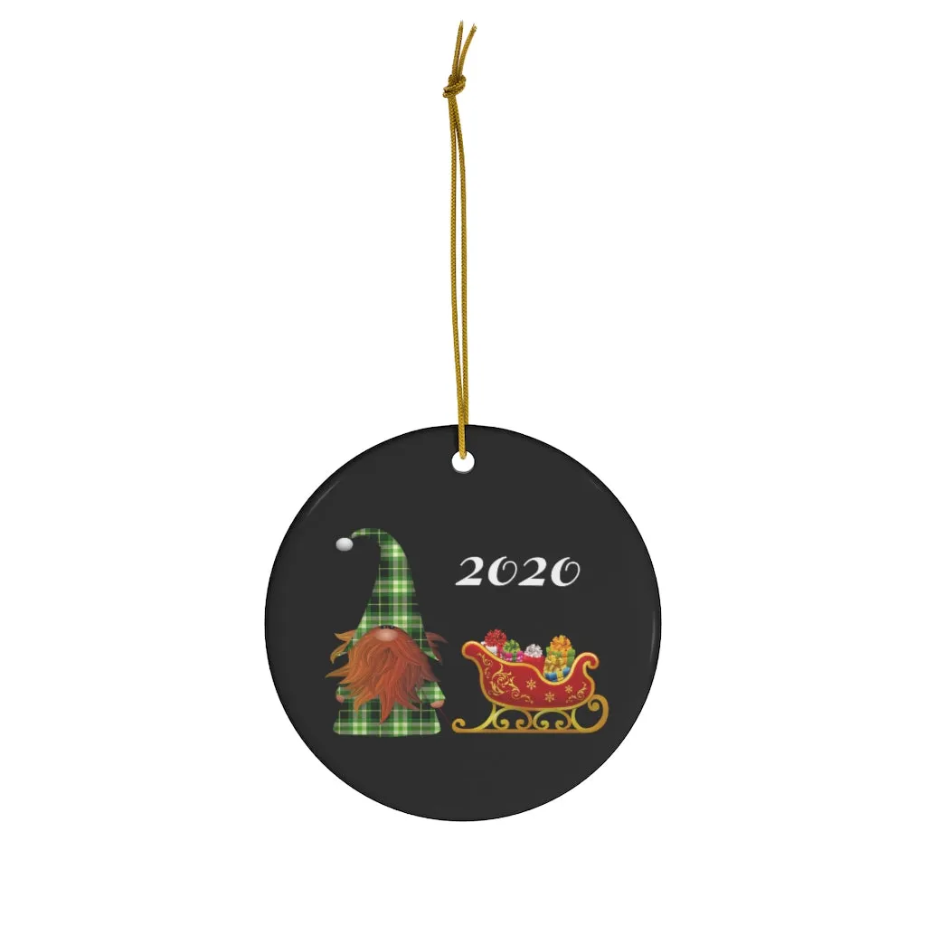 Elf & Sleigh 2020, Ceramic Ornaments