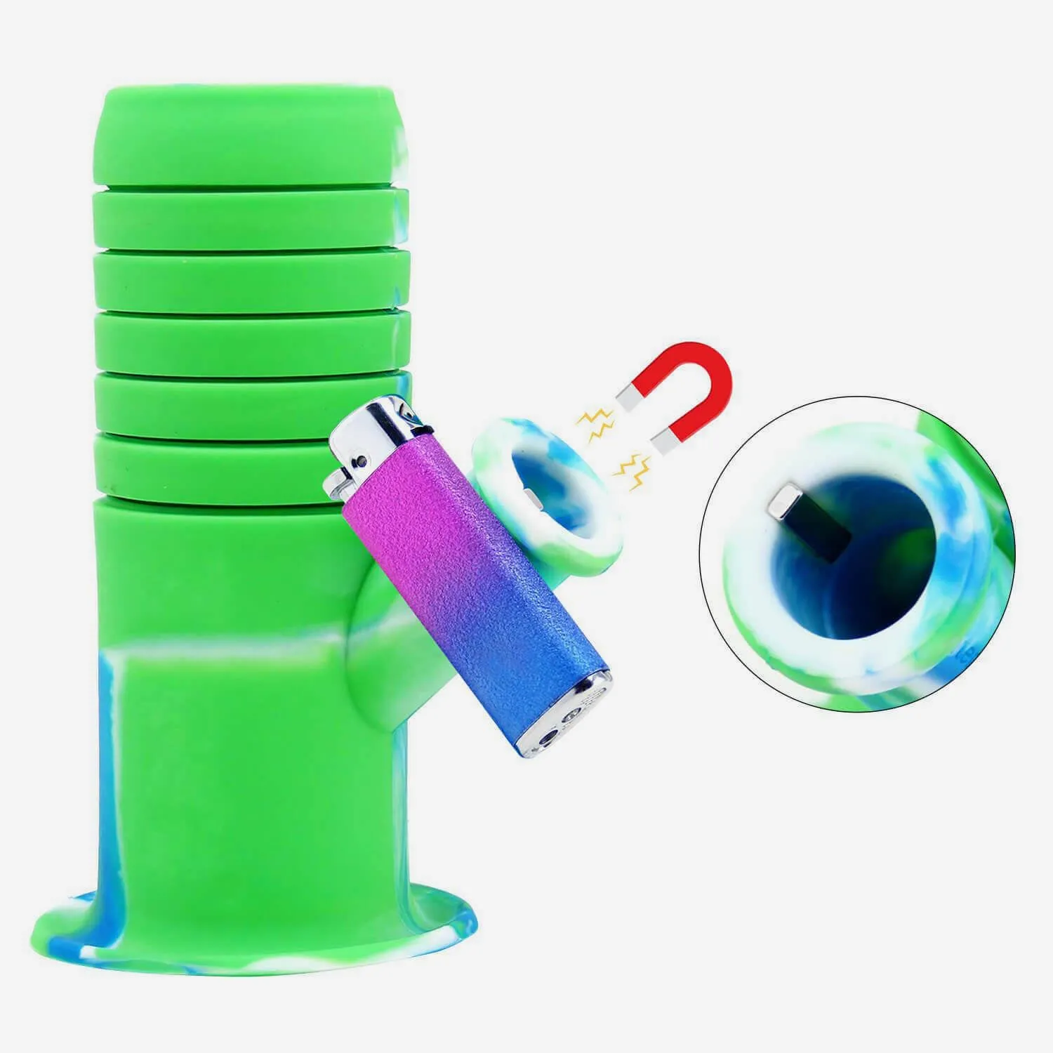 Expandable Silicone Pipe