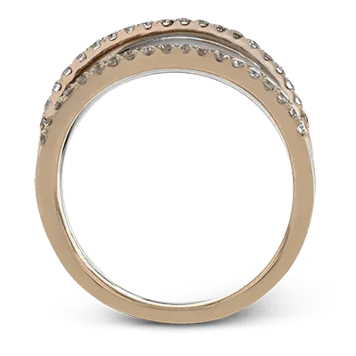 Fashion Ring in 18k Gold with Diamonds