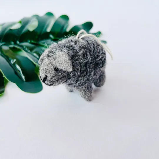 Felt Sheep Ornaments