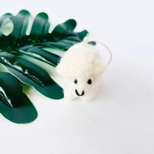 Felt Sheep Ornaments