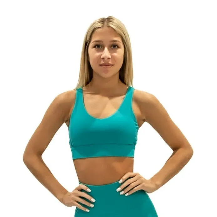 Fierce 2.0 sports bra - Teal