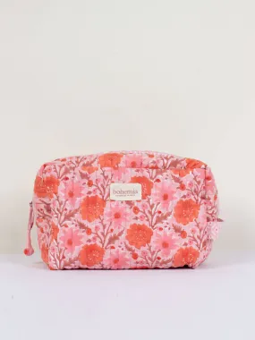 Floribunda Washbag, Vintage Pink