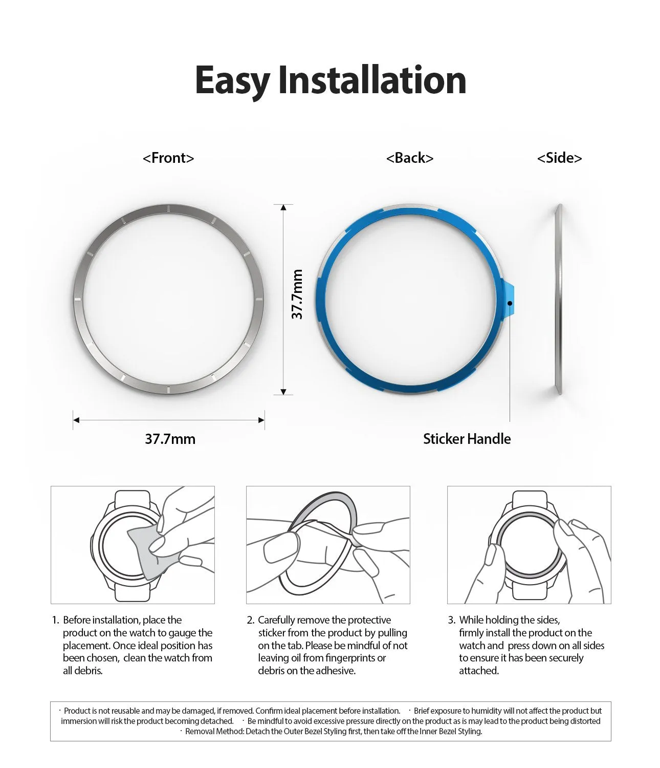 Galaxy Watch 46mm Inner Bezel Styling