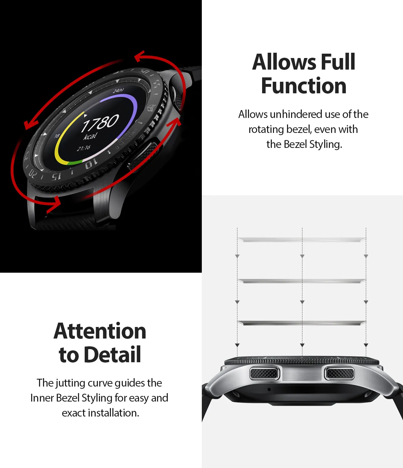 Galaxy Watch 46mm Inner Bezel Styling