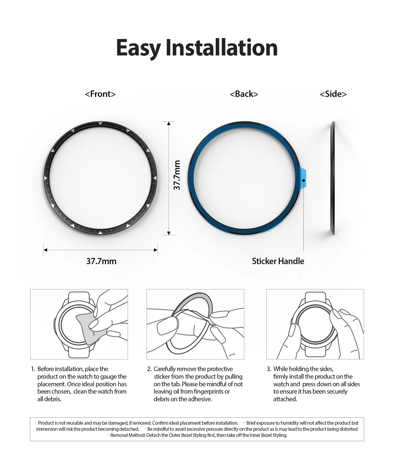 Galaxy Watch 46mm Inner Bezel Styling