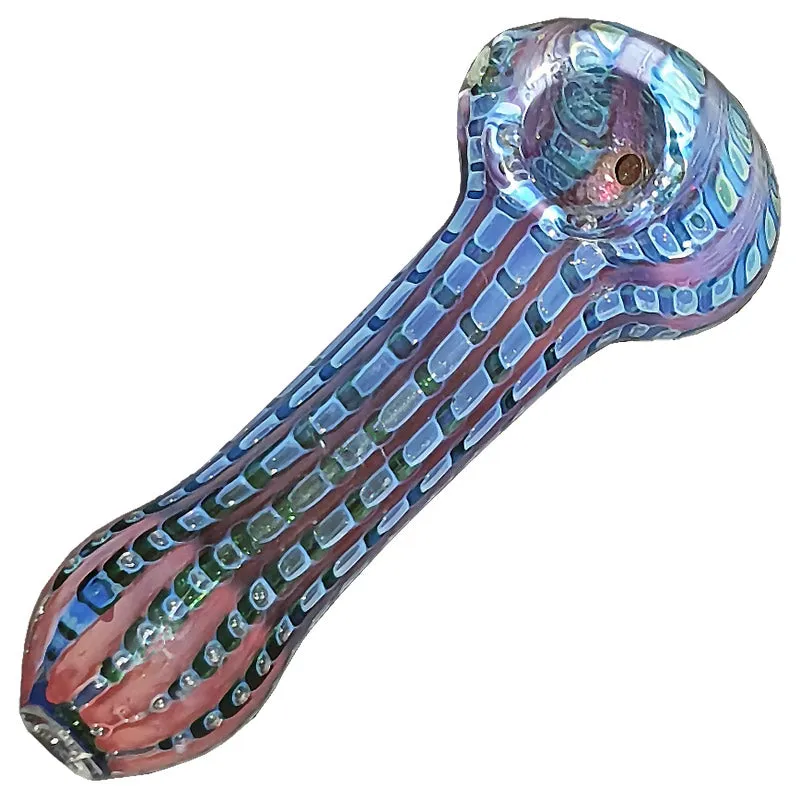 Glass smoking spoon pipe