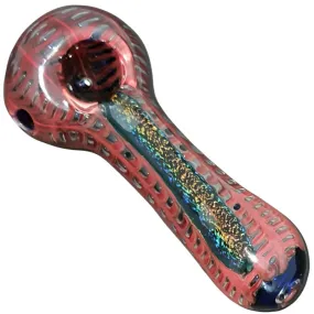 Glass smoking spoon pipe