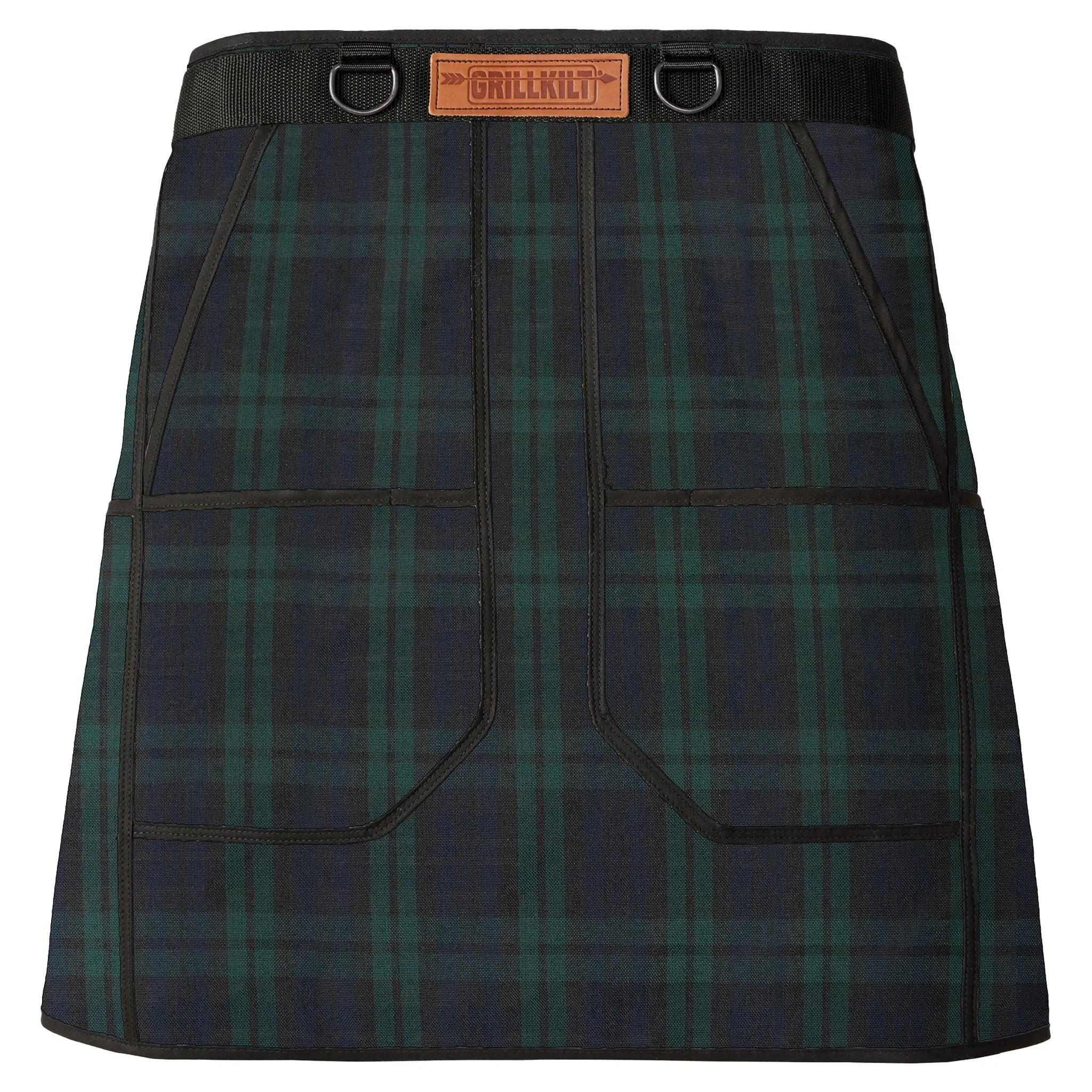 GRILLKILT Grilling Apron - Black Watch Tartan