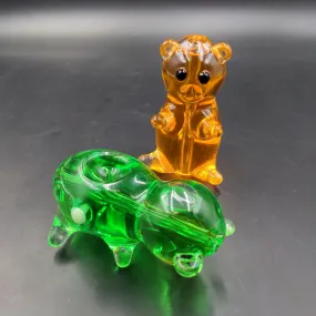 Gummy Bear Glycerin Hand Pipe | 3.8