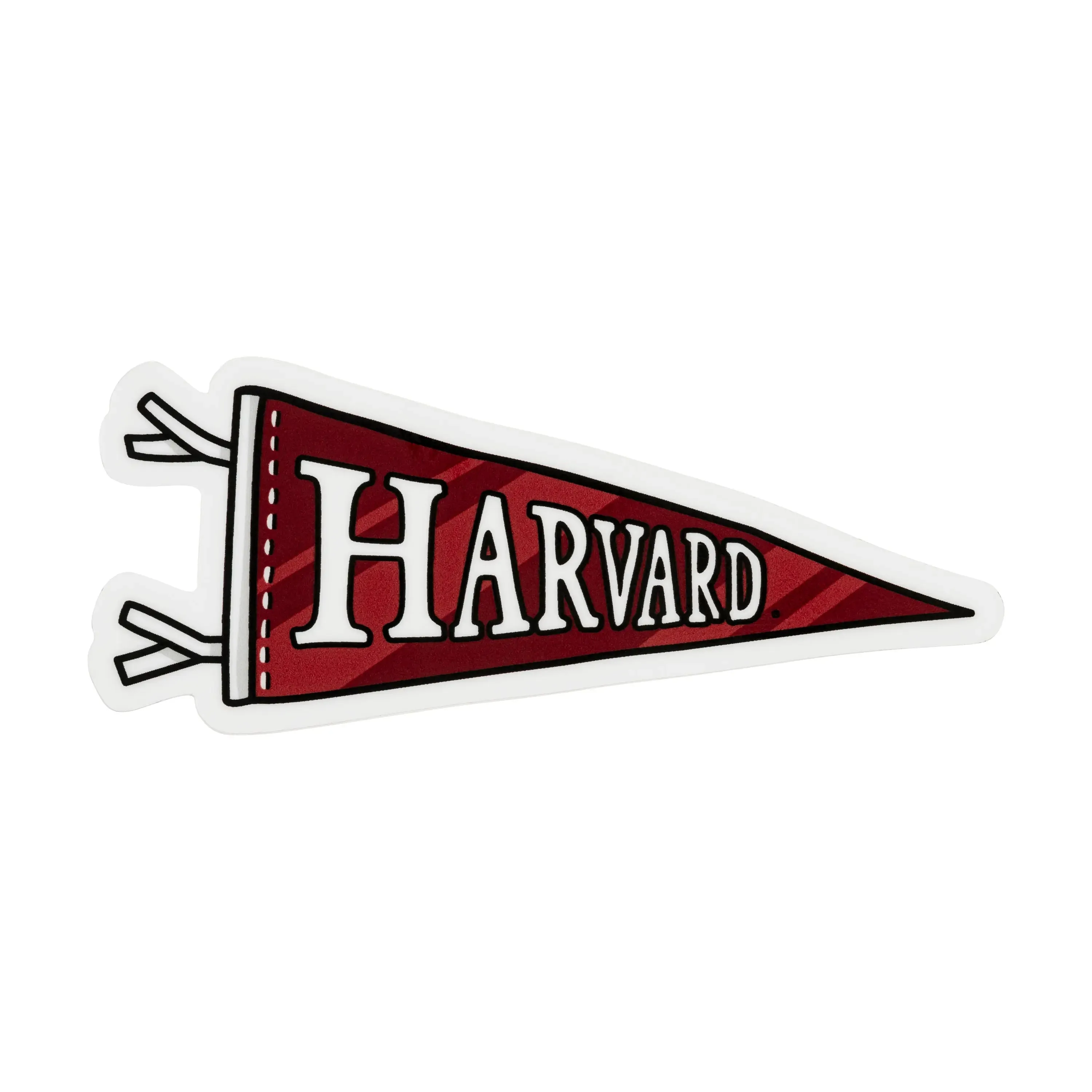 Harvard Cartoon Pennant Sticker