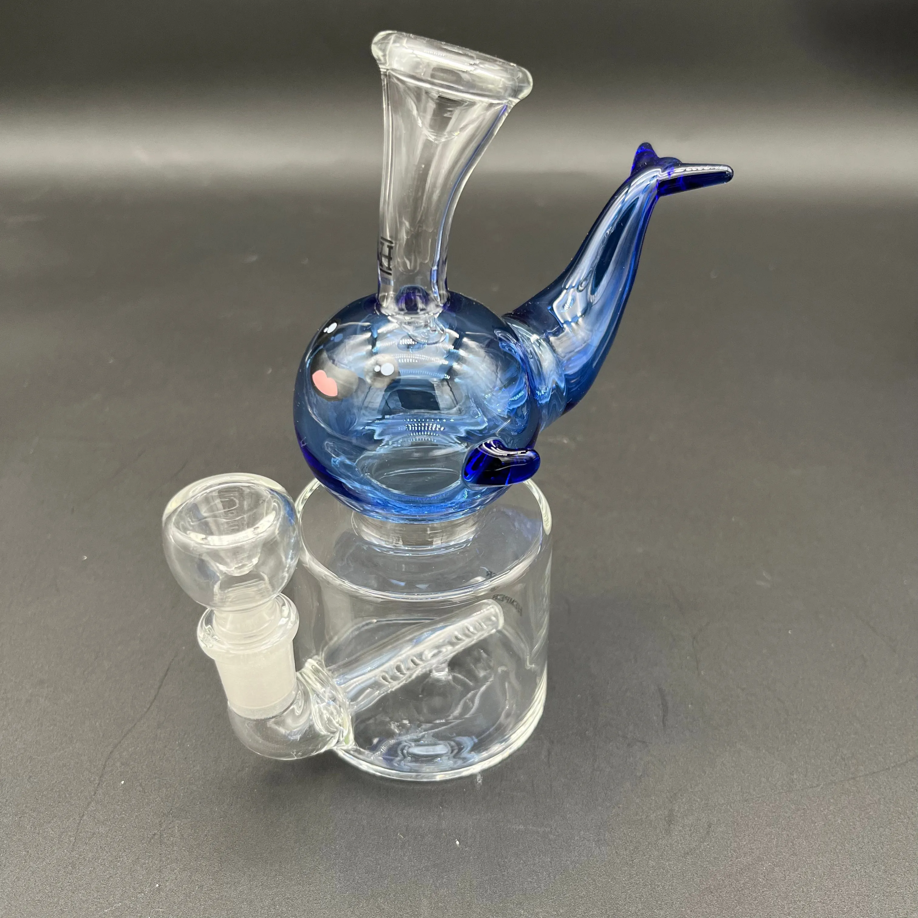 Hemper Blue Whale Glass Water Pipe