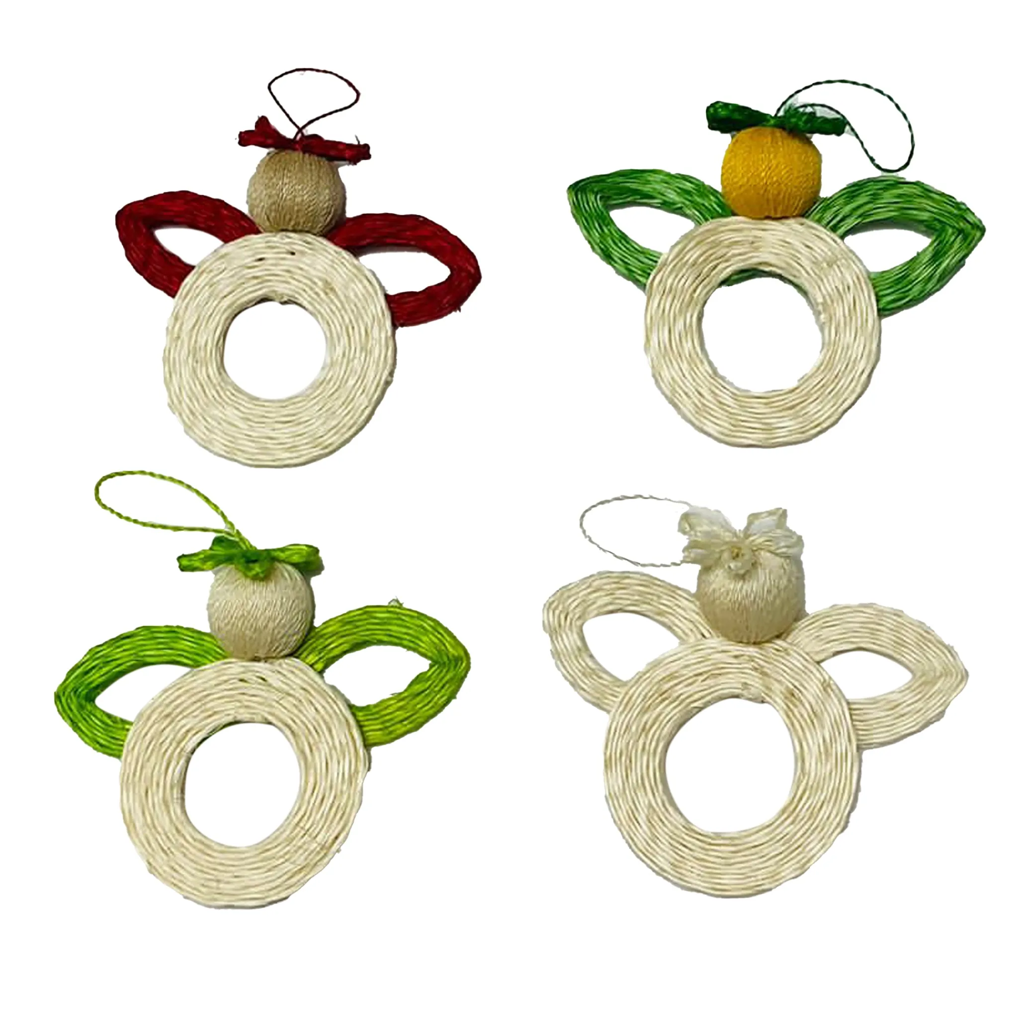 Holiday Tree Ornaments 4 Set Angels