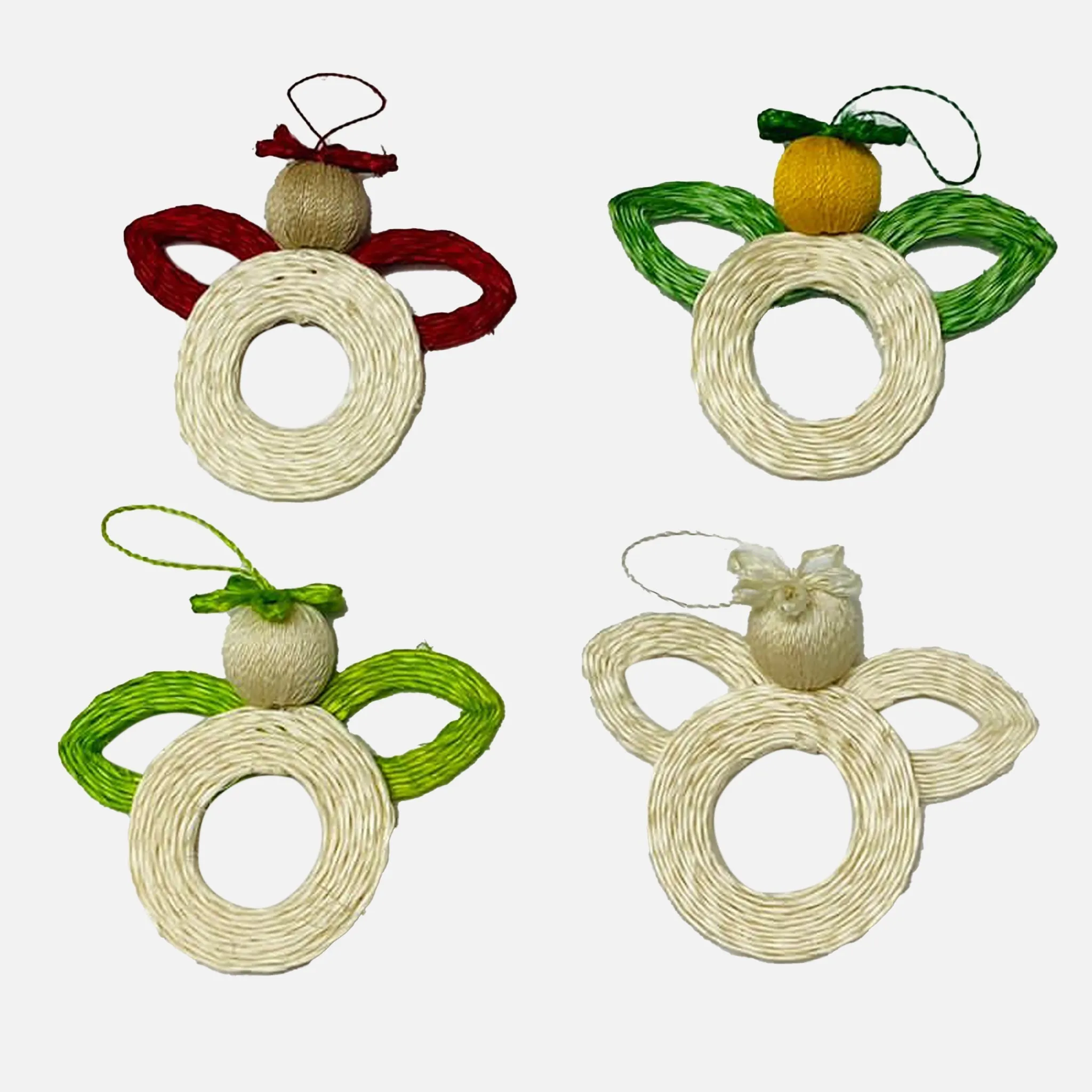 Holiday Tree Ornaments 4 Set Angels