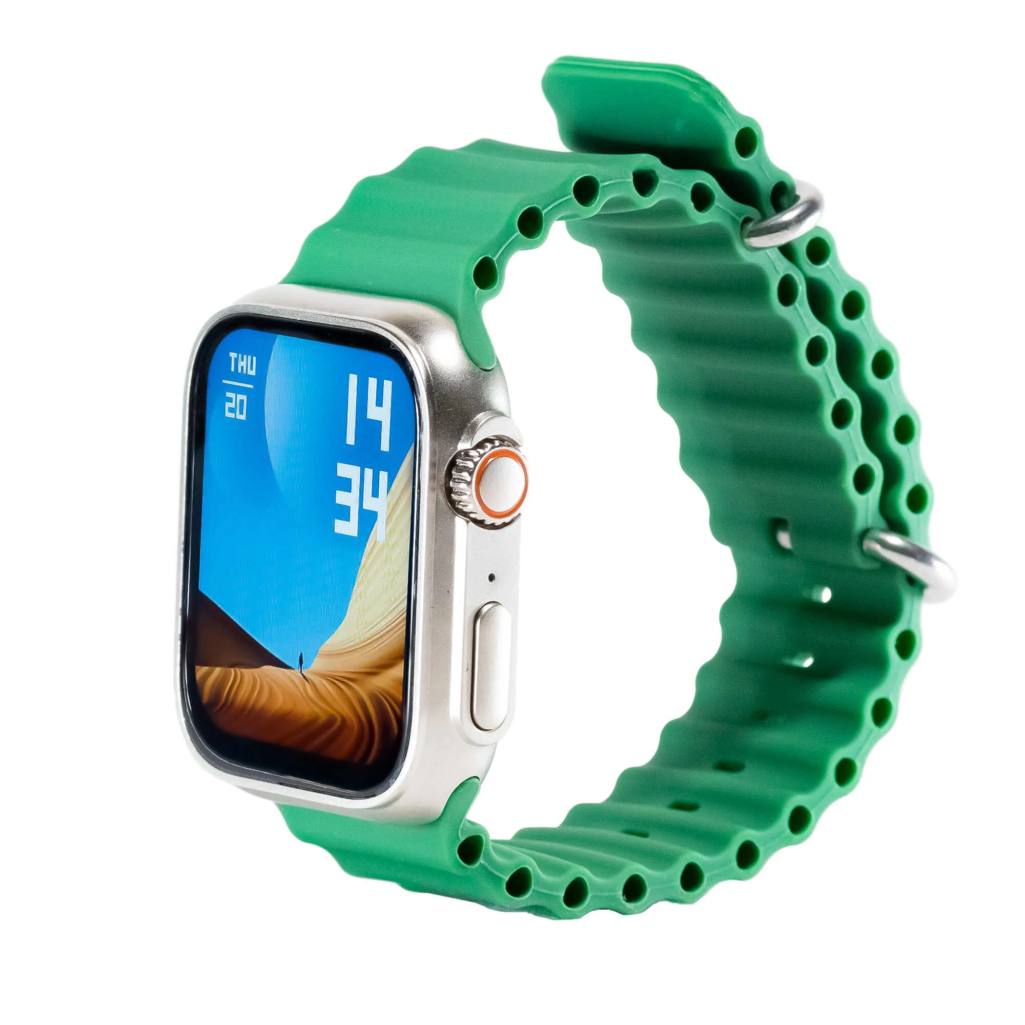 iCruze 42/44/45/49 MM  Silicone Sports Watch Band (Green)