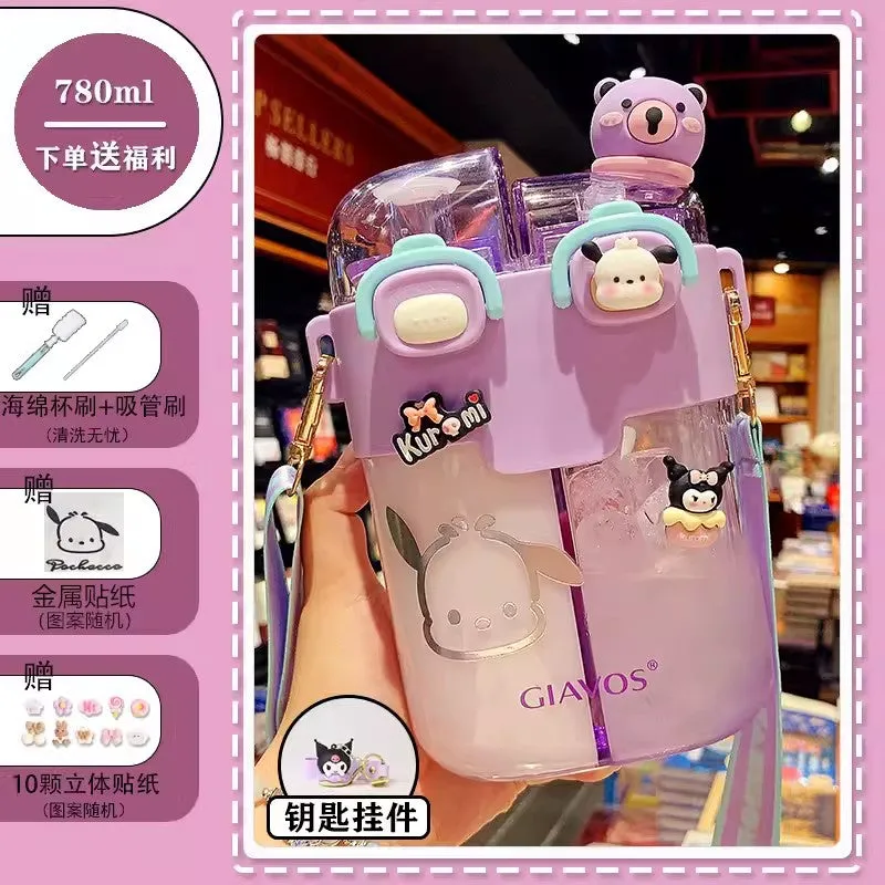 Kawaii Anime Double Sided Water Bottle PN6478