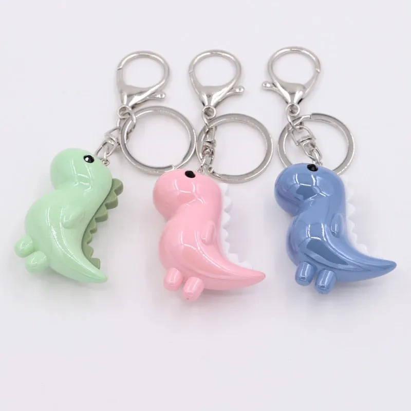 Kawaii Cartoon Dinosaur Keychain