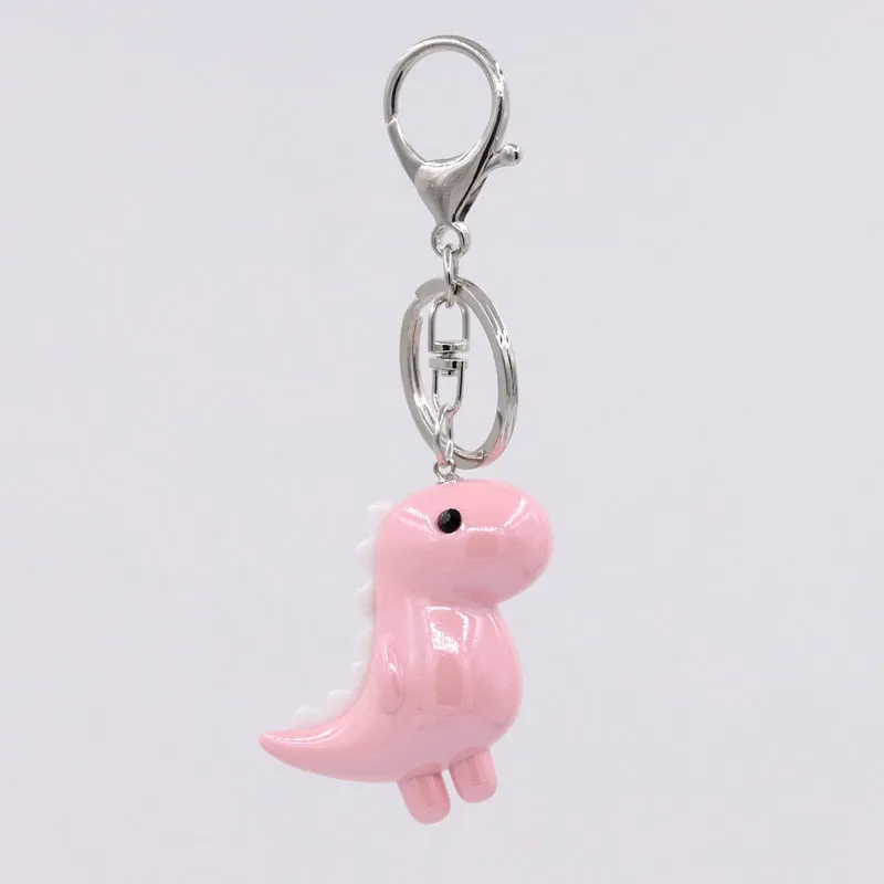 Kawaii Cartoon Dinosaur Keychain