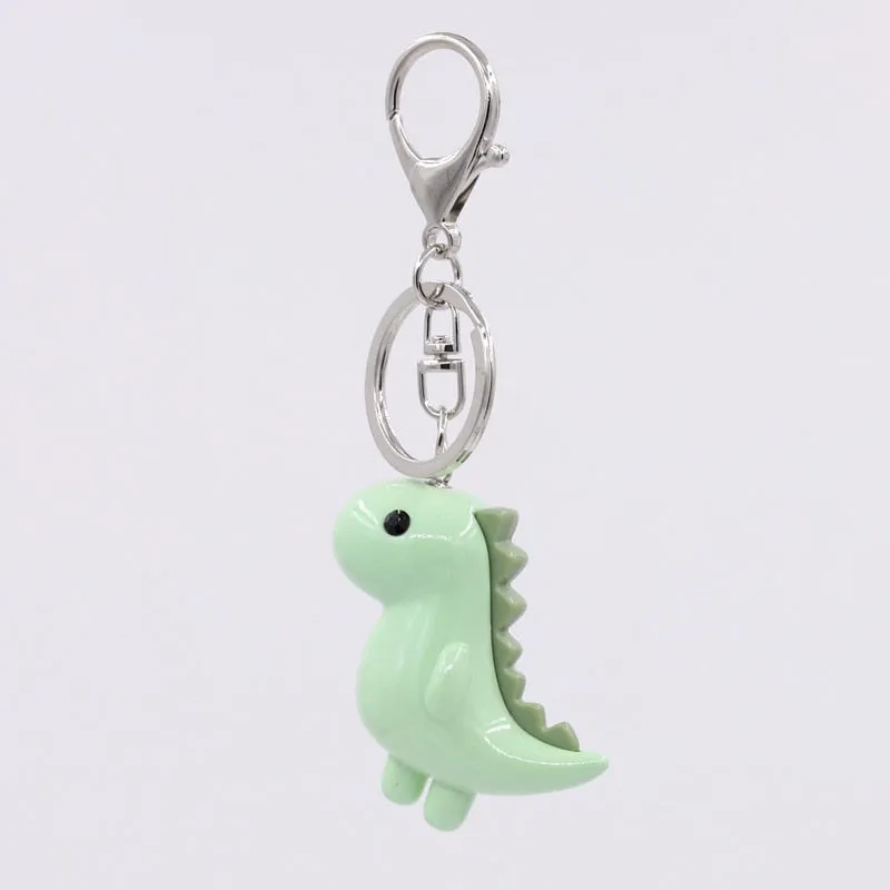 Kawaii Cartoon Dinosaur Keychain