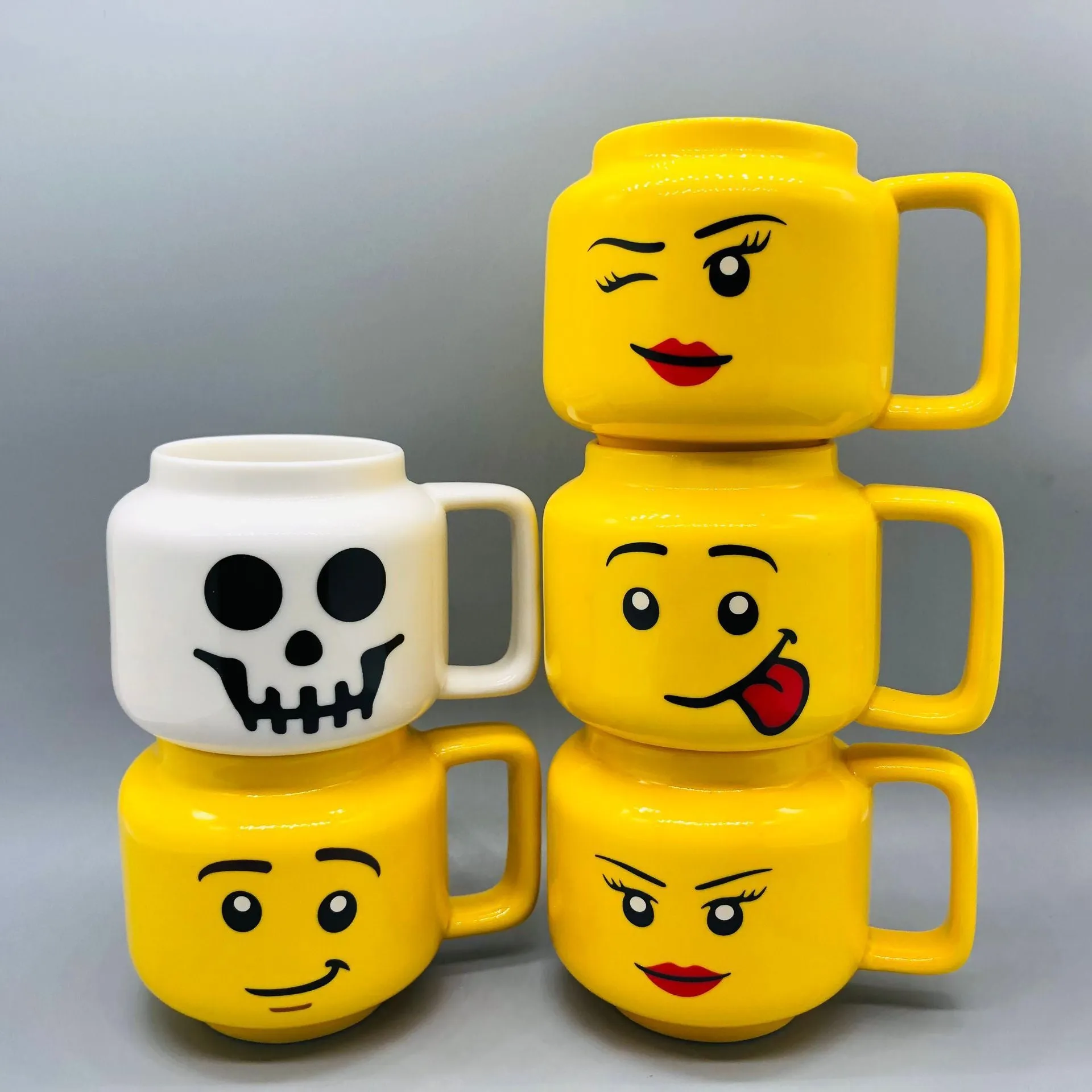 Kawaii Smiley Ceramic Cartoon Mug