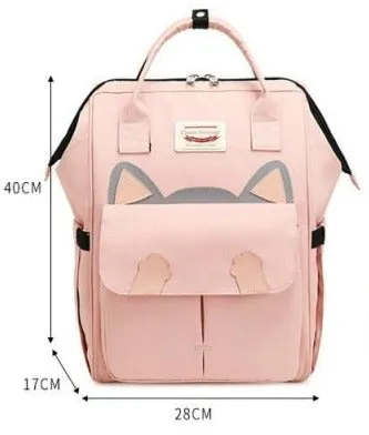 Large Cartoon Cat Kids Backpack