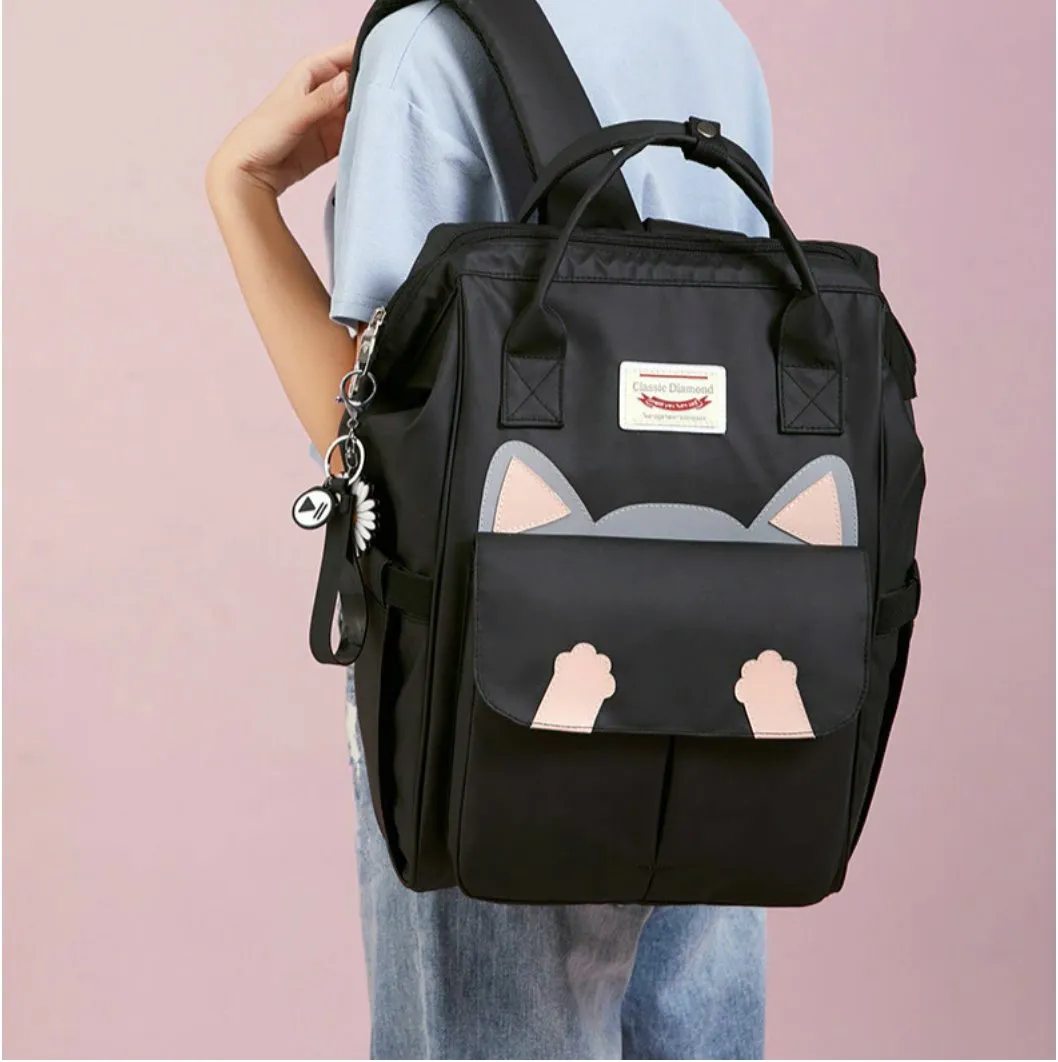 Large Cartoon Cat Kids Backpack