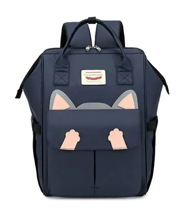 Large Cartoon Cat Kids Backpack