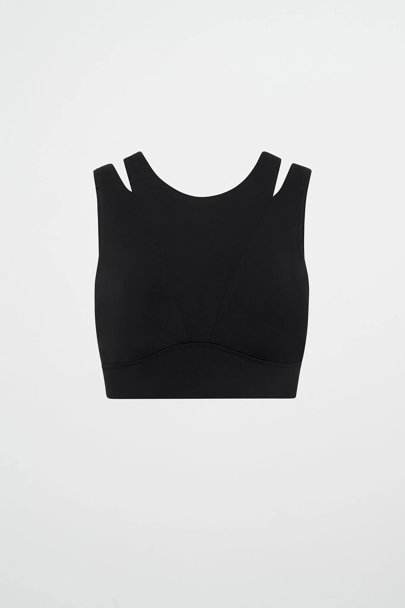 Layered Cut Out Sports Bra 385