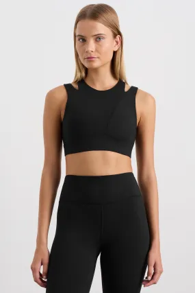 Layered Cut Out Sports Bra 385