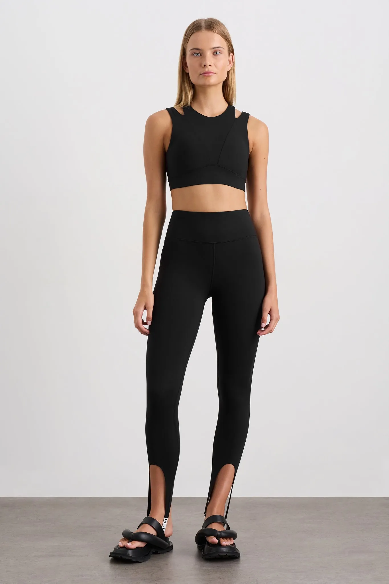 Layered Cut Out Sports Bra 385