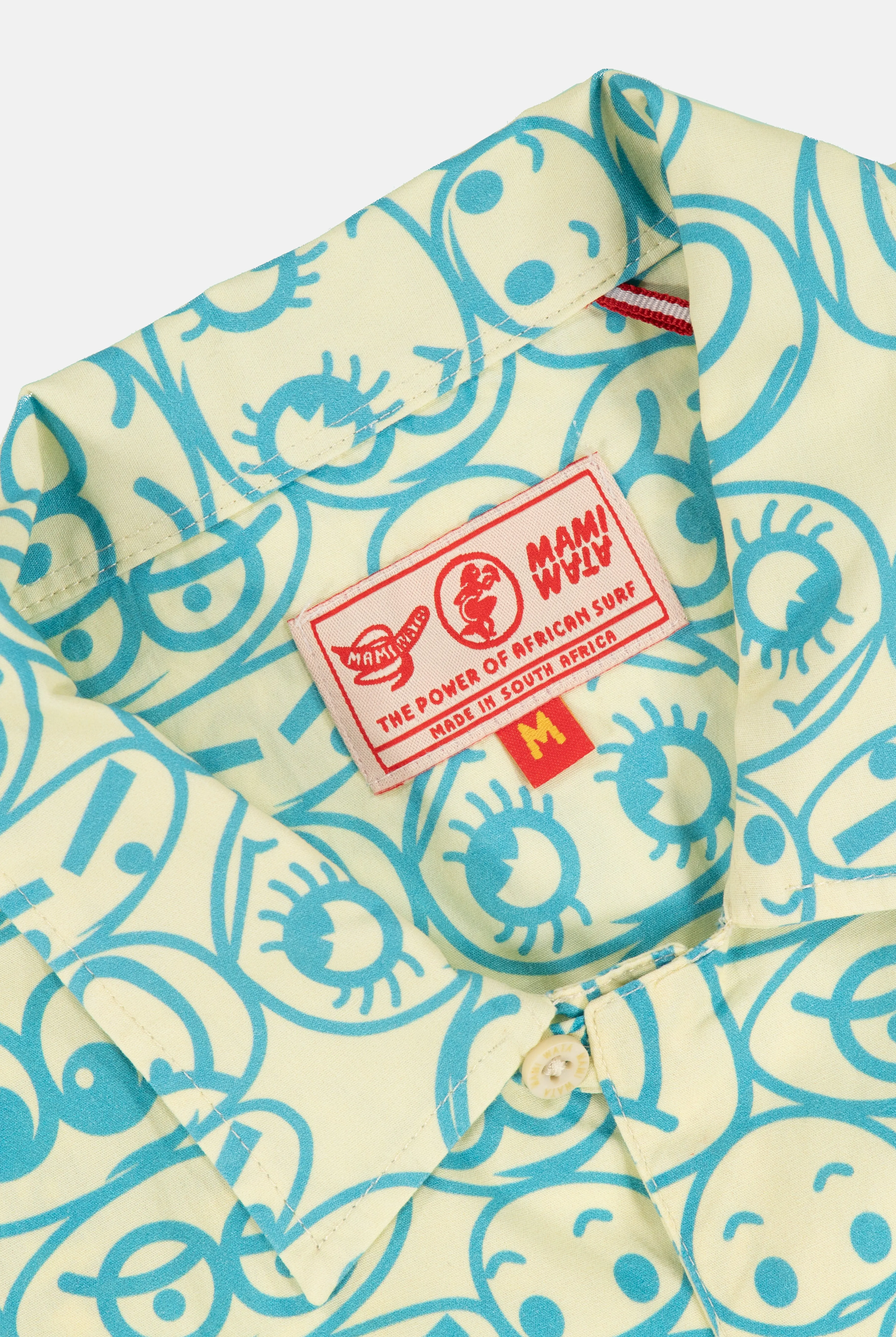 Mami Wata Cartoon Eyes SS Woven Button up