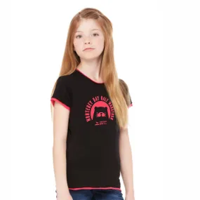 MBH Girls Fashion Tee -Black/Fuchsia- Otter