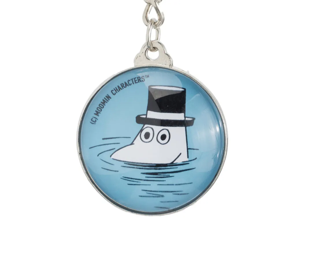 Moominpappa Swimming Key Ring - Blue