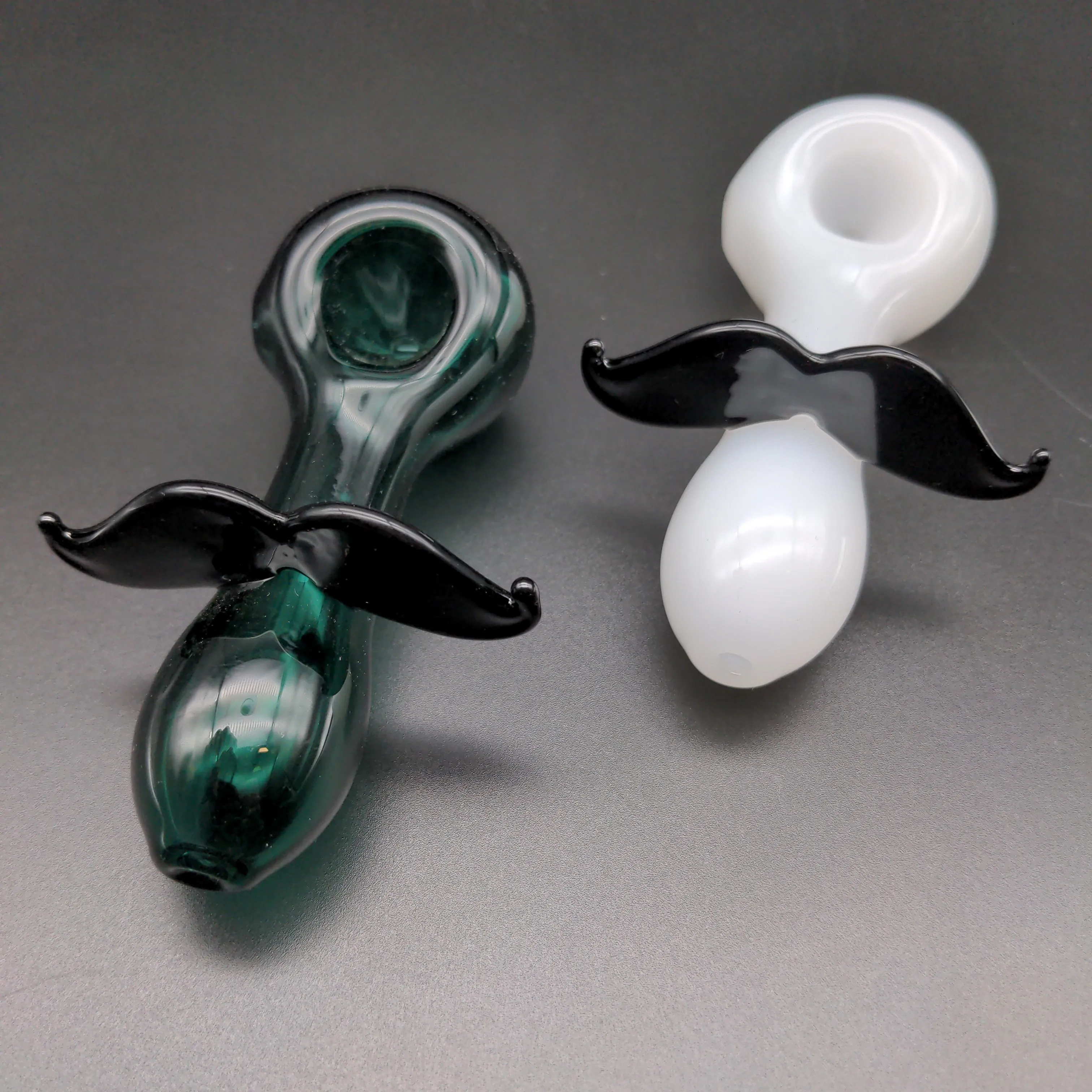 Mustache Spoon Pipe - 4.25