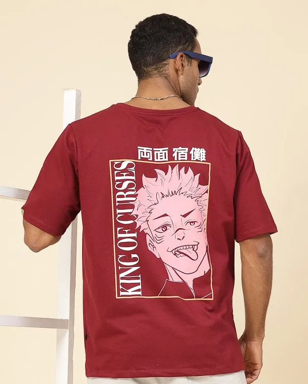 Oversized Curse King Anime T-shirt