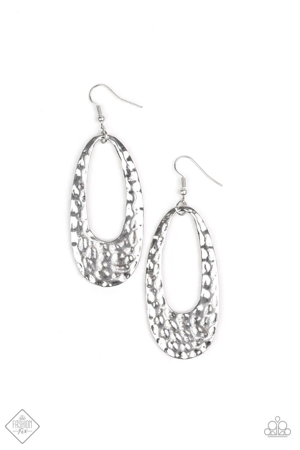 Paparazzi Accessories  - Artisan Abundance Fashion Fix Silver Earring September 2019